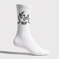 RSLNT Flames | Athletic Crew Socks