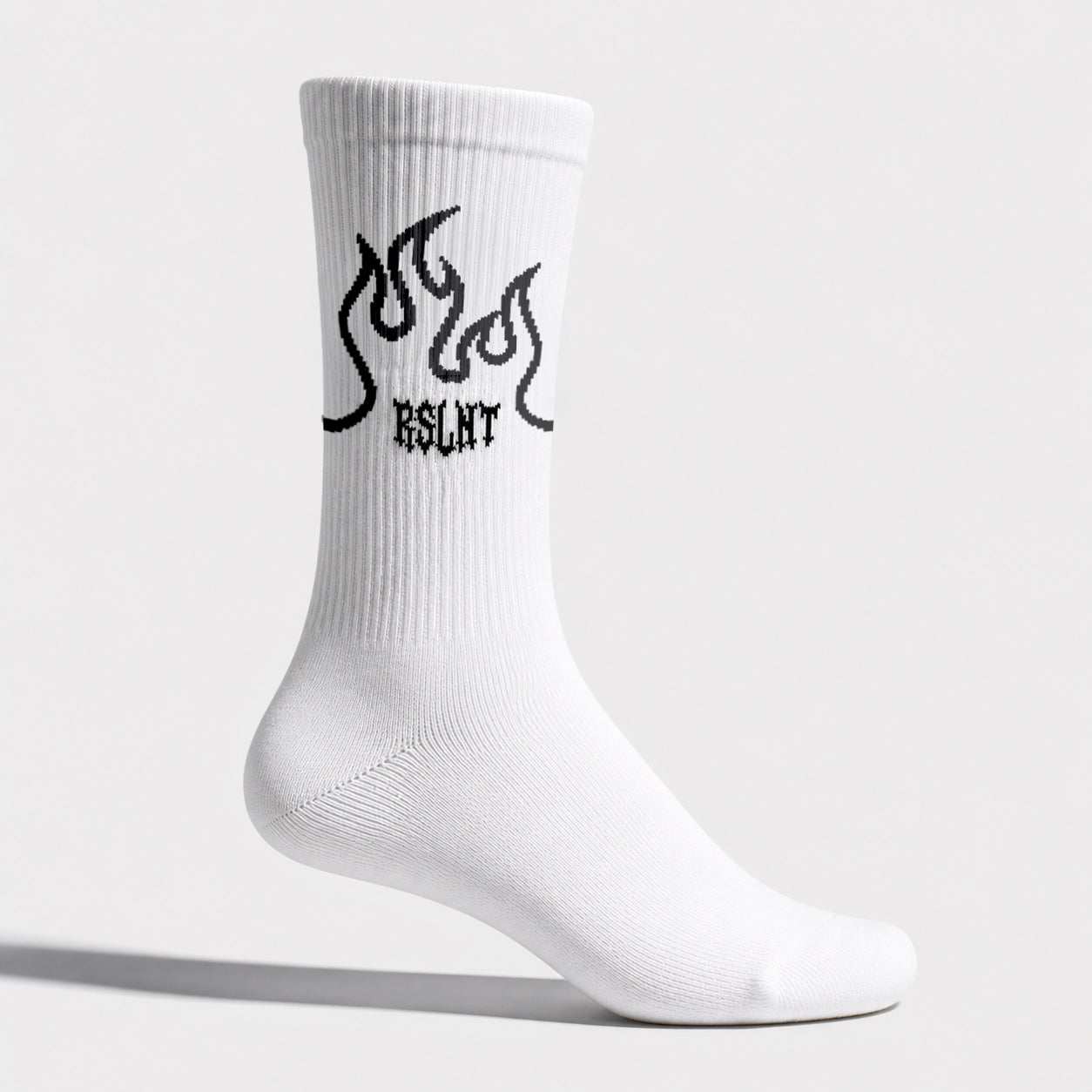 RSLNT Flames | Athletic Crew Socks