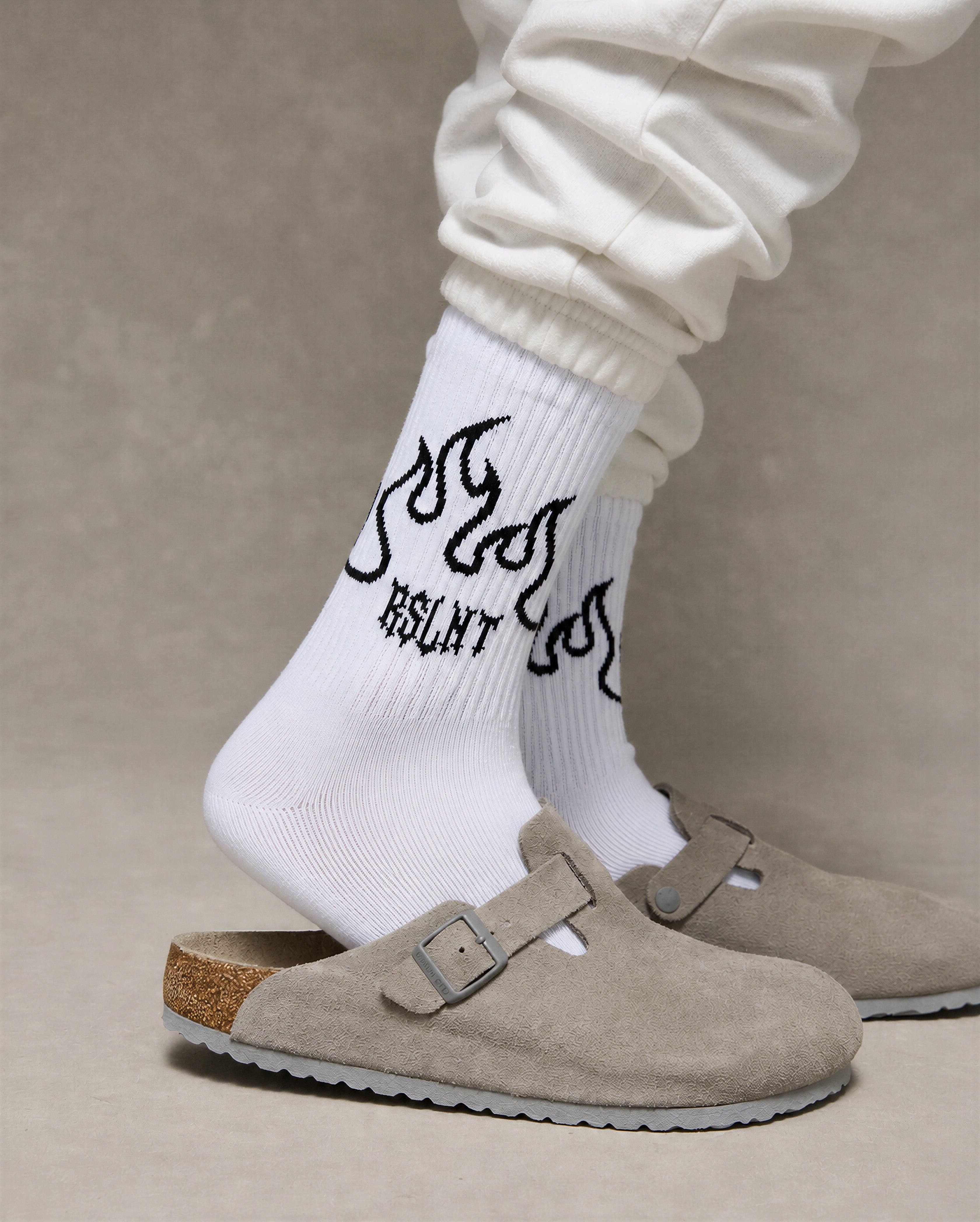 RSLNT Flames | Athletic Crew Socks